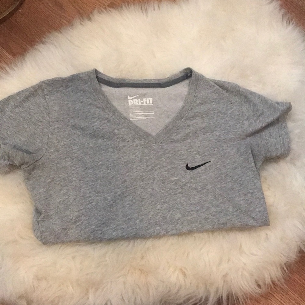 Gray Nike Top